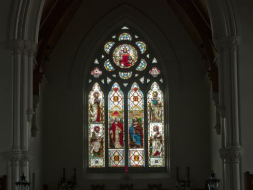 St Mathew's Stain Glass Window